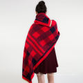 Las mujeres directas de la venta de la fábrica 2017 caman la bufanda de cachemira del estilo del color del otoño y del invierno